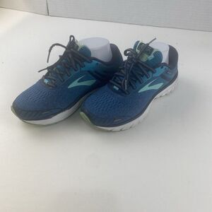 Women's Brooks‎ Adrenaline GTS 18 Running Shoes Sz 8.5 Medium (B) Navy Teal Mint